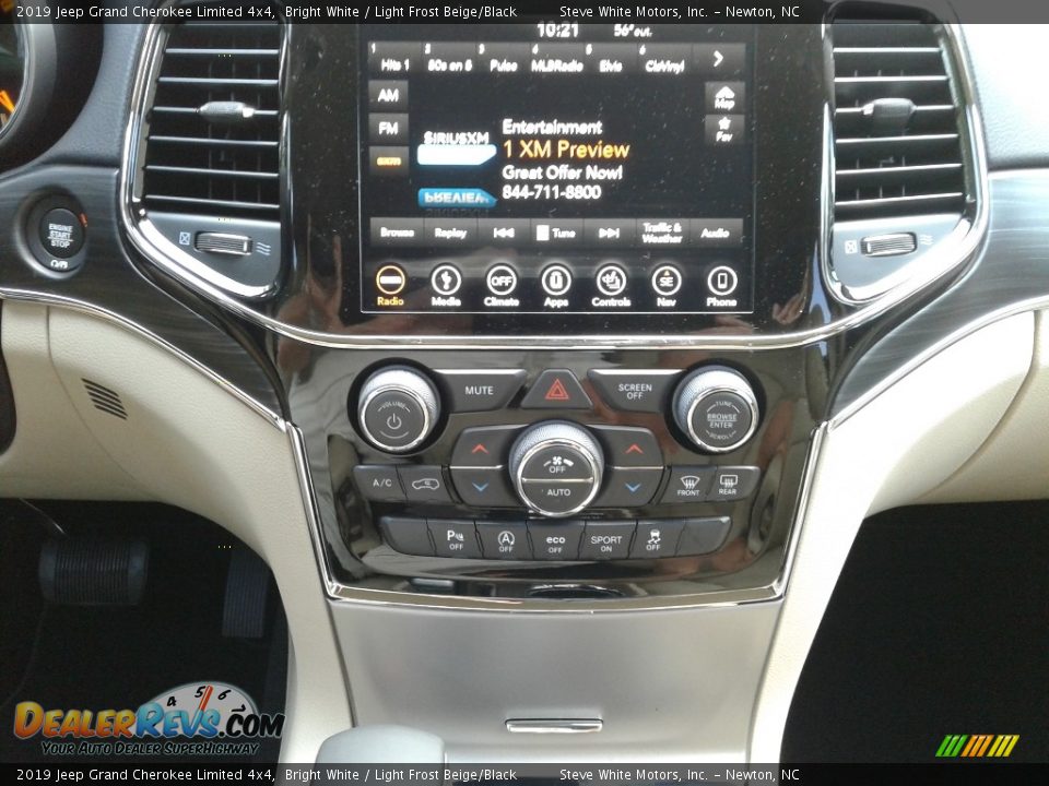 2019 Jeep Grand Cherokee Limited 4x4 Bright White / Light Frost Beige/Black Photo #20