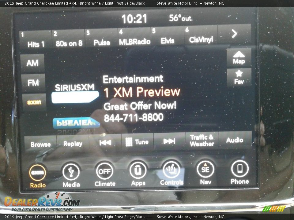 2019 Jeep Grand Cherokee Limited 4x4 Bright White / Light Frost Beige/Black Photo #21