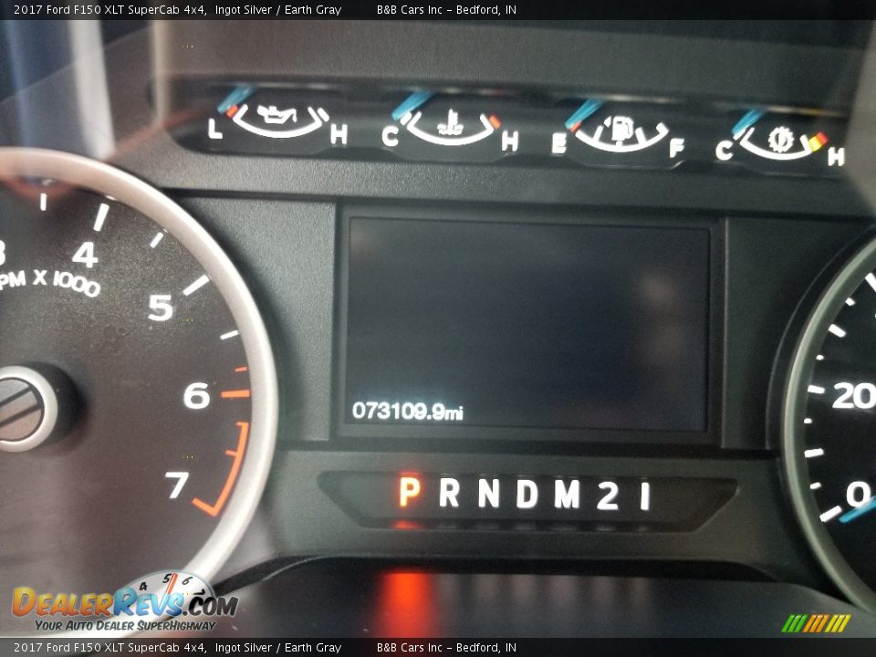 2017 Ford F150 XLT SuperCab 4x4 Ingot Silver / Earth Gray Photo #21