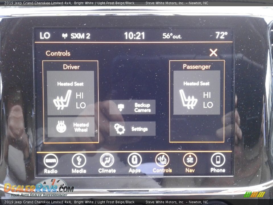 2019 Jeep Grand Cherokee Limited 4x4 Bright White / Light Frost Beige/Black Photo #25
