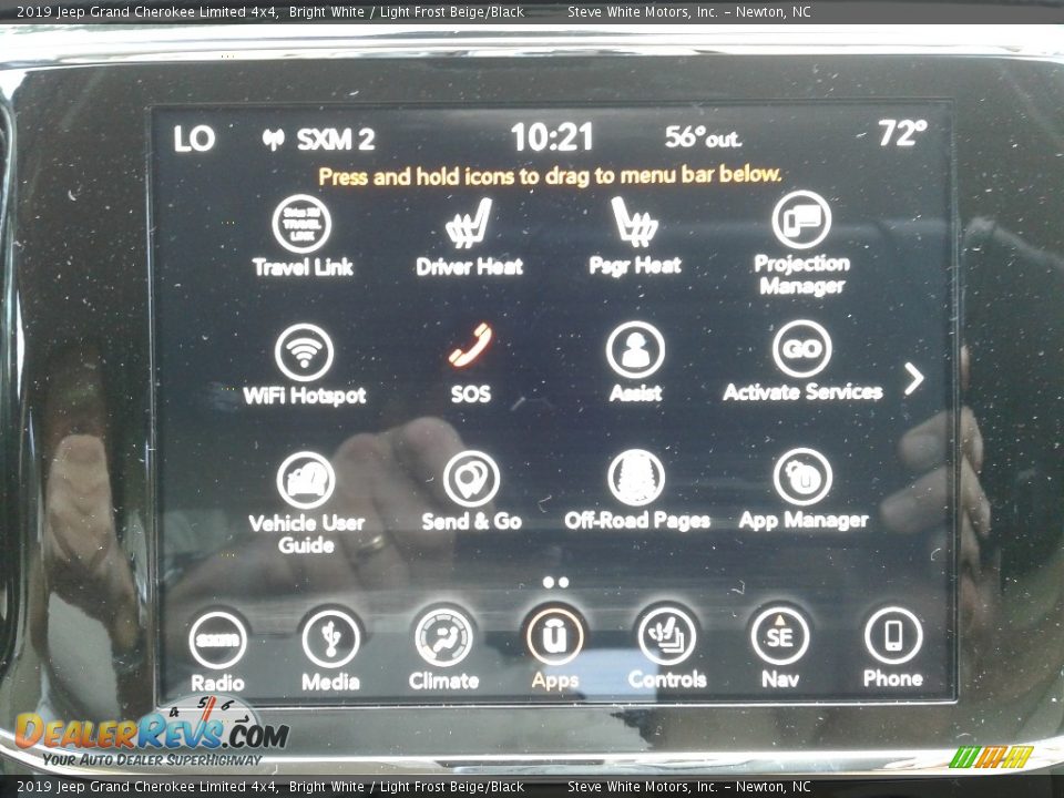 2019 Jeep Grand Cherokee Limited 4x4 Bright White / Light Frost Beige/Black Photo #26