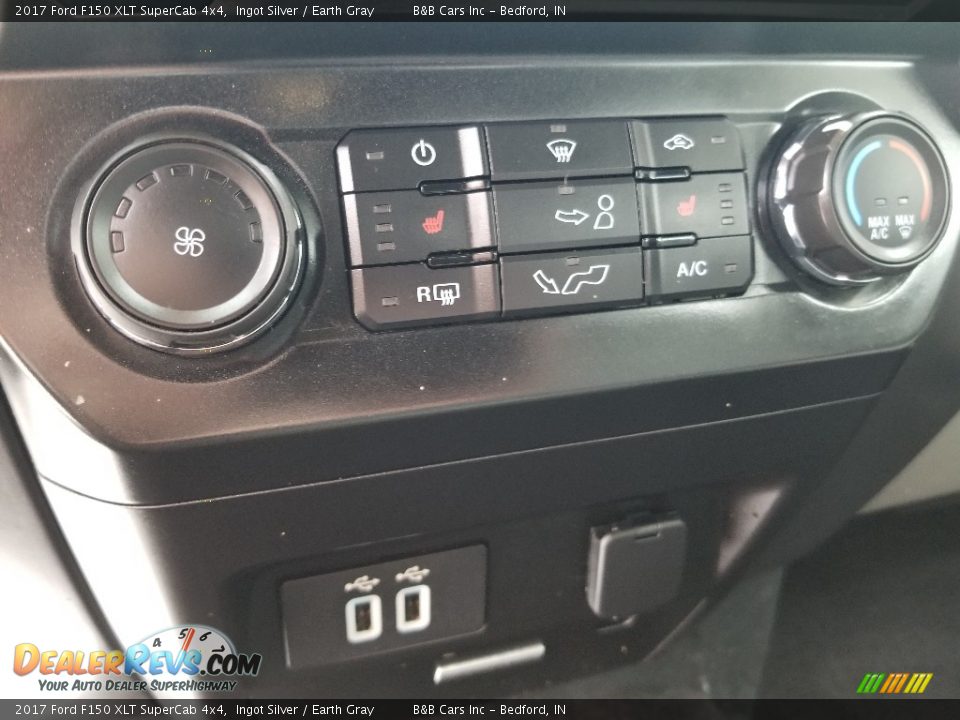 2017 Ford F150 XLT SuperCab 4x4 Ingot Silver / Earth Gray Photo #24