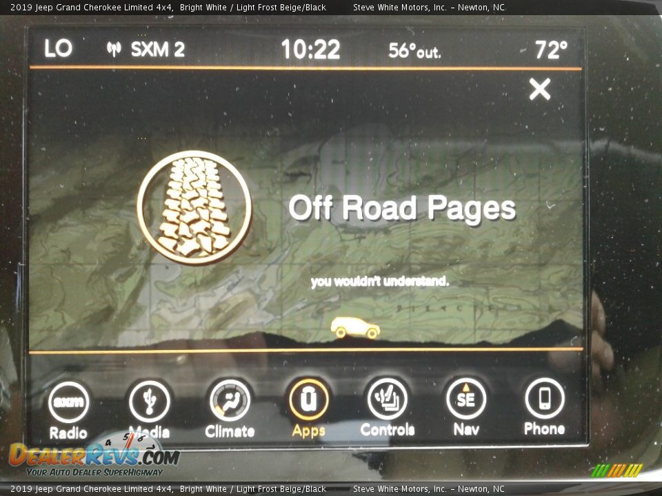 2019 Jeep Grand Cherokee Limited 4x4 Bright White / Light Frost Beige/Black Photo #27