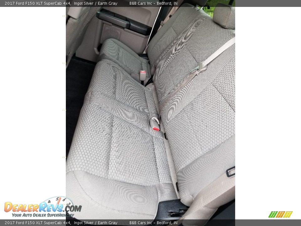 2017 Ford F150 XLT SuperCab 4x4 Ingot Silver / Earth Gray Photo #27