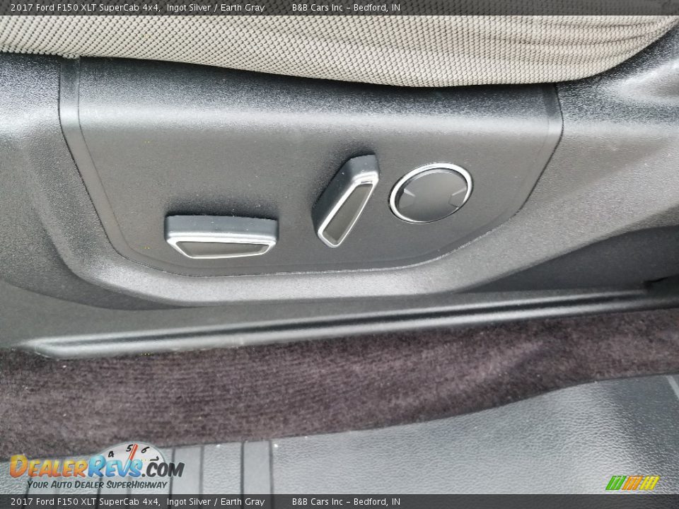 2017 Ford F150 XLT SuperCab 4x4 Ingot Silver / Earth Gray Photo #28