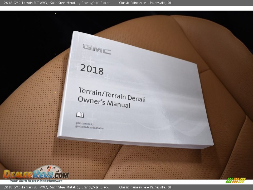2018 GMC Terrain SLT AWD Satin Steel Metallic / Brandy/­Jet Black Photo #16