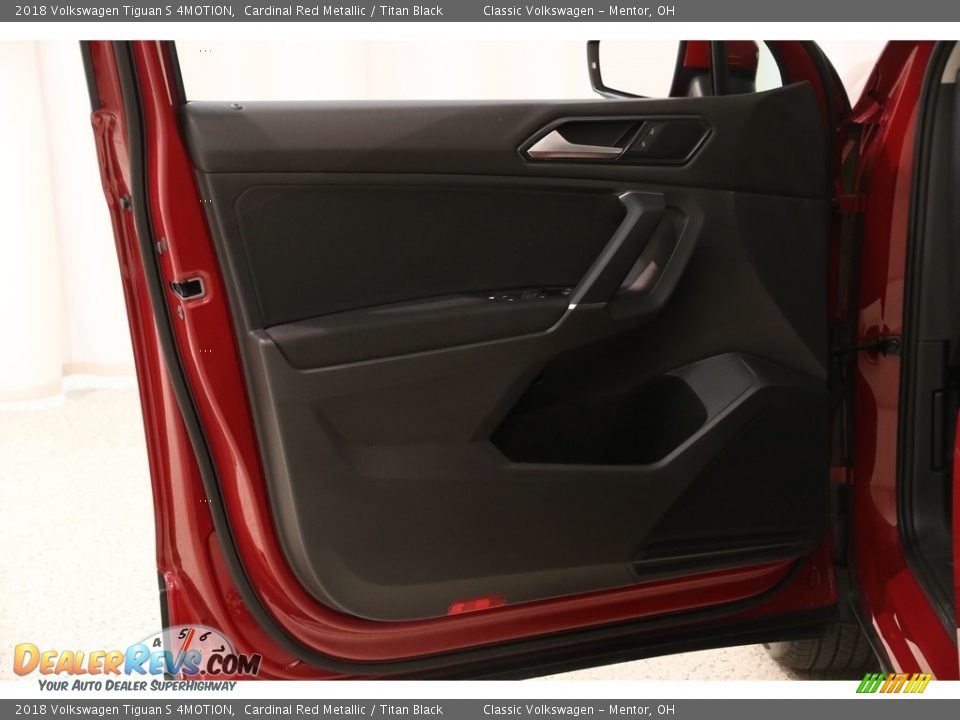 2018 Volkswagen Tiguan S 4MOTION Cardinal Red Metallic / Titan Black Photo #4