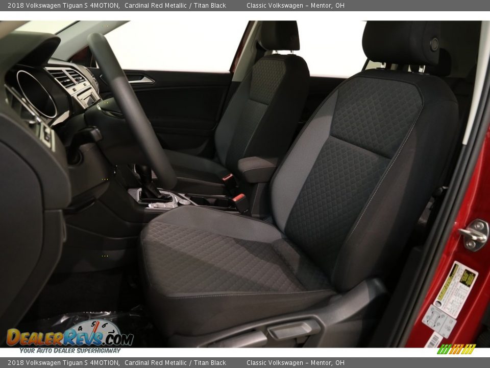 2018 Volkswagen Tiguan S 4MOTION Cardinal Red Metallic / Titan Black Photo #5