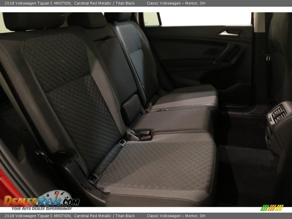 2018 Volkswagen Tiguan S 4MOTION Cardinal Red Metallic / Titan Black Photo #14