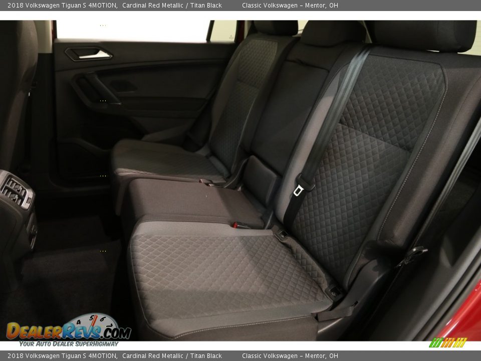 2018 Volkswagen Tiguan S 4MOTION Cardinal Red Metallic / Titan Black Photo #15