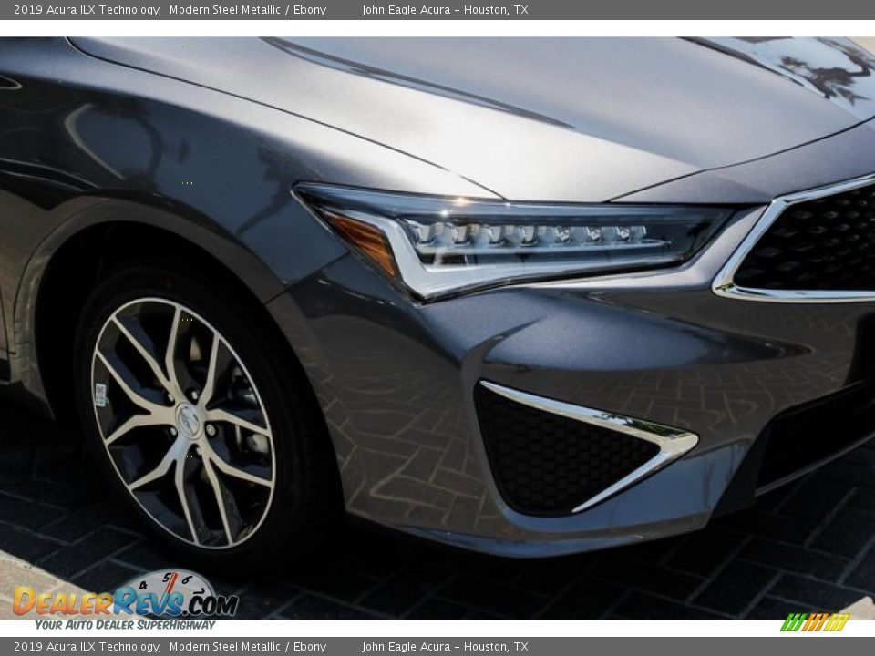 2019 Acura ILX Technology Modern Steel Metallic / Ebony Photo #10