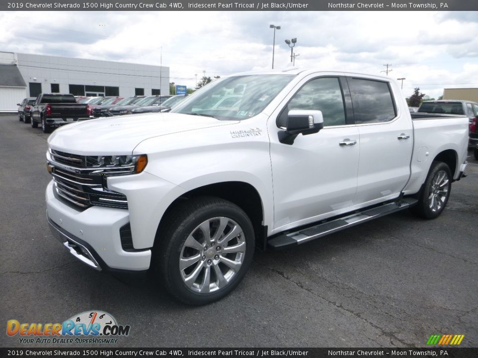 2019 Chevrolet Silverado 1500 High Country Crew Cab 4WD Iridescent Pearl Tricoat / Jet Black/Umber Photo #1
