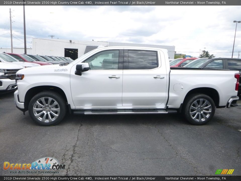 2019 Chevrolet Silverado 1500 High Country Crew Cab 4WD Iridescent Pearl Tricoat / Jet Black/Umber Photo #2