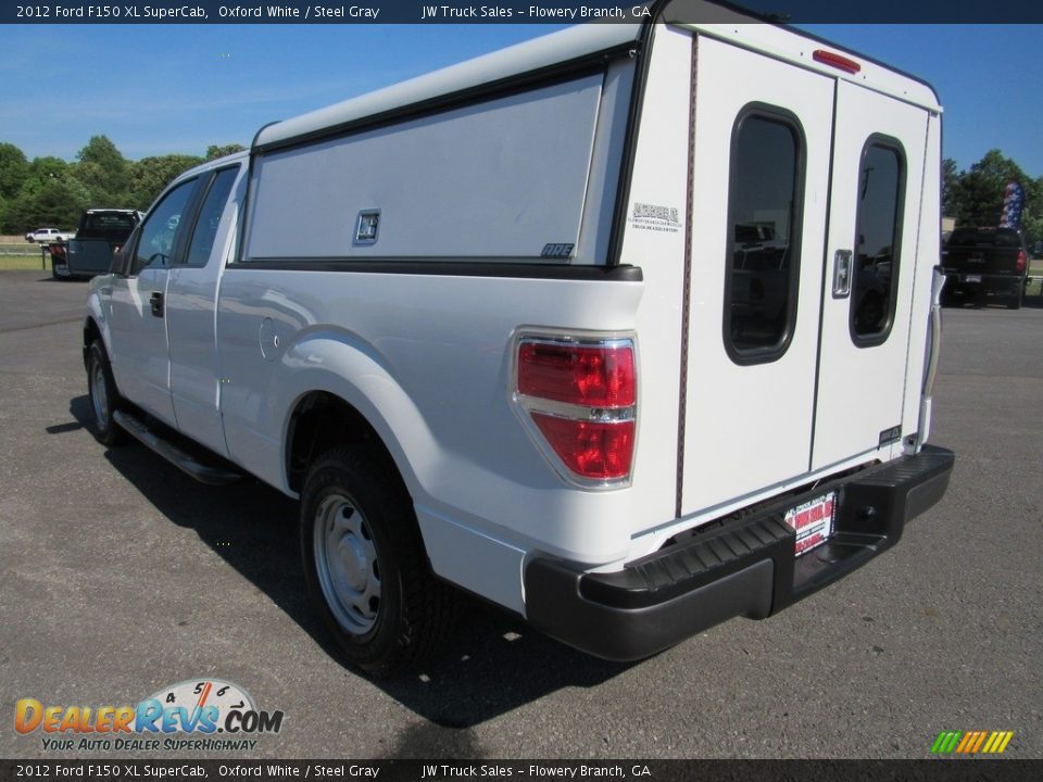 2012 Ford F150 XL SuperCab Oxford White / Steel Gray Photo #3