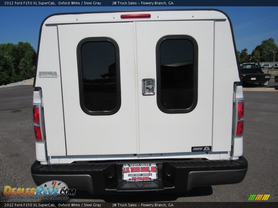 2012 Ford F150 XL SuperCab Oxford White / Steel Gray Photo #4