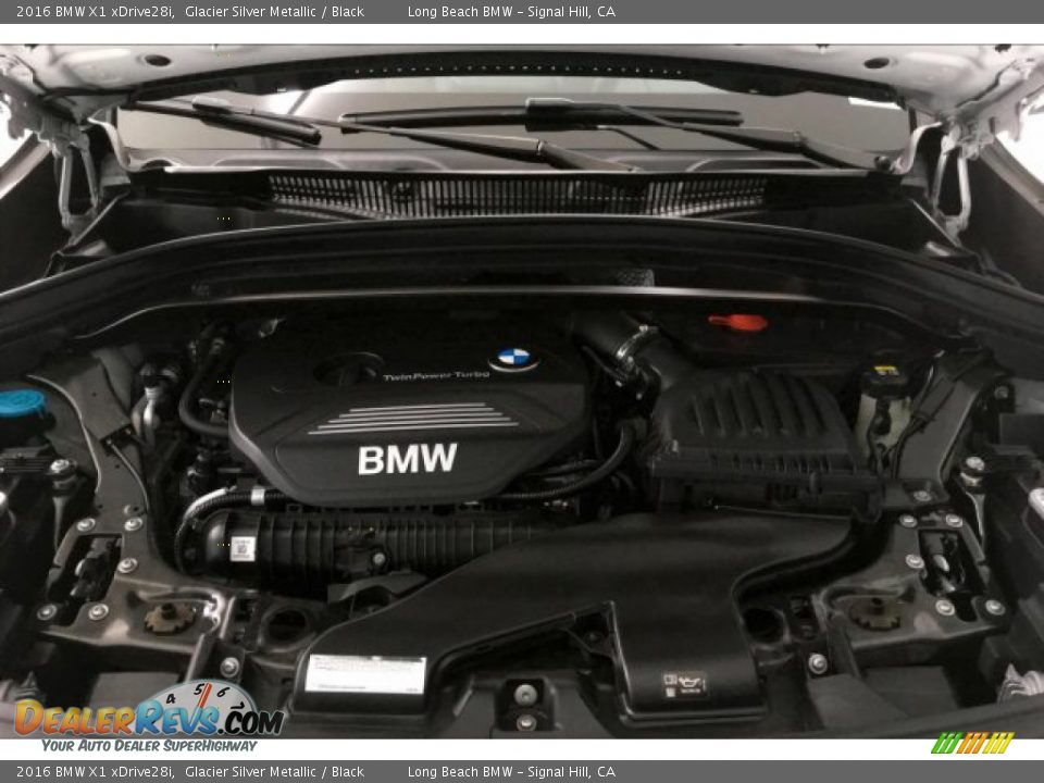 2016 BMW X1 xDrive28i Glacier Silver Metallic / Black Photo #9