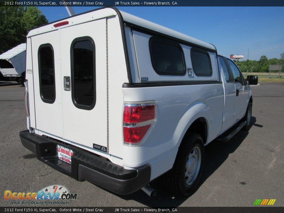 2012 Ford F150 XL SuperCab Oxford White / Steel Gray Photo #5