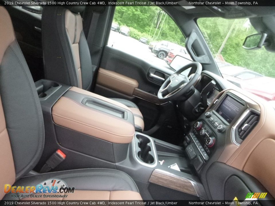 2019 Chevrolet Silverado 1500 High Country Crew Cab 4WD Iridescent Pearl Tricoat / Jet Black/Umber Photo #10