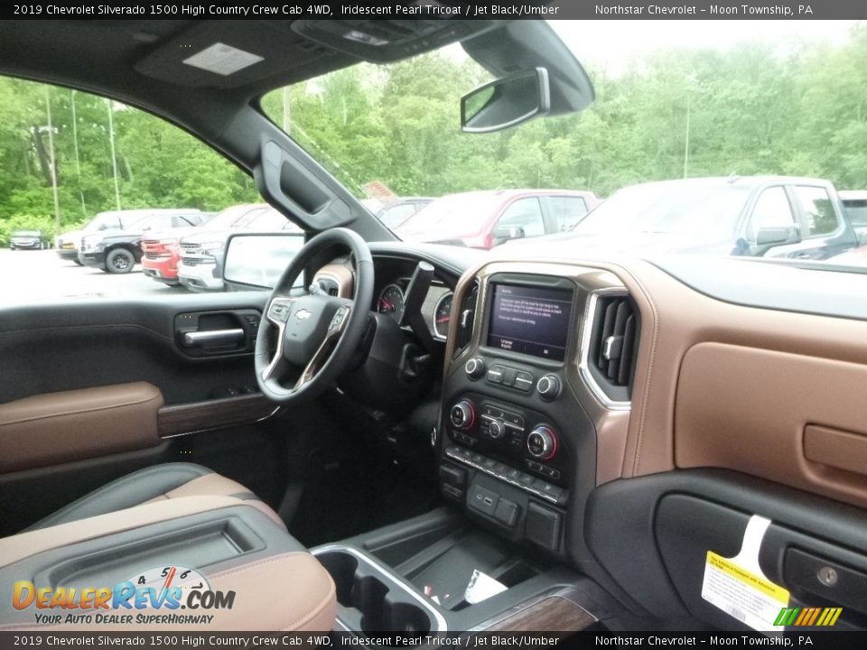 2019 Chevrolet Silverado 1500 High Country Crew Cab 4WD Iridescent Pearl Tricoat / Jet Black/Umber Photo #11