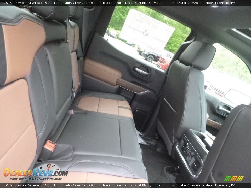 2019 Chevrolet Silverado 1500 High Country Crew Cab 4WD Iridescent Pearl Tricoat / Jet Black/Umber Photo #13