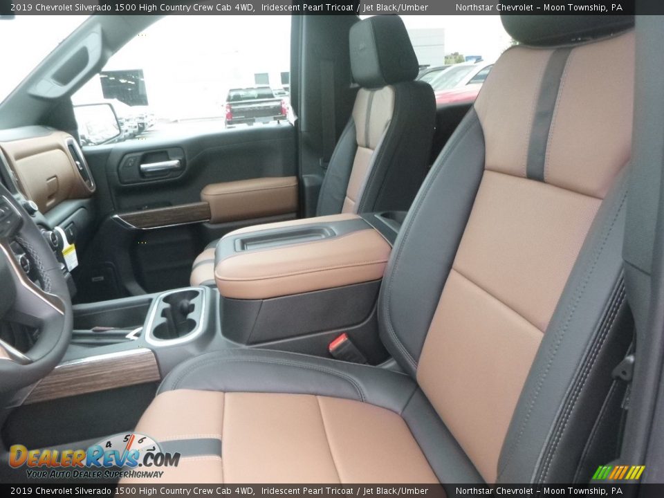 2019 Chevrolet Silverado 1500 High Country Crew Cab 4WD Iridescent Pearl Tricoat / Jet Black/Umber Photo #16