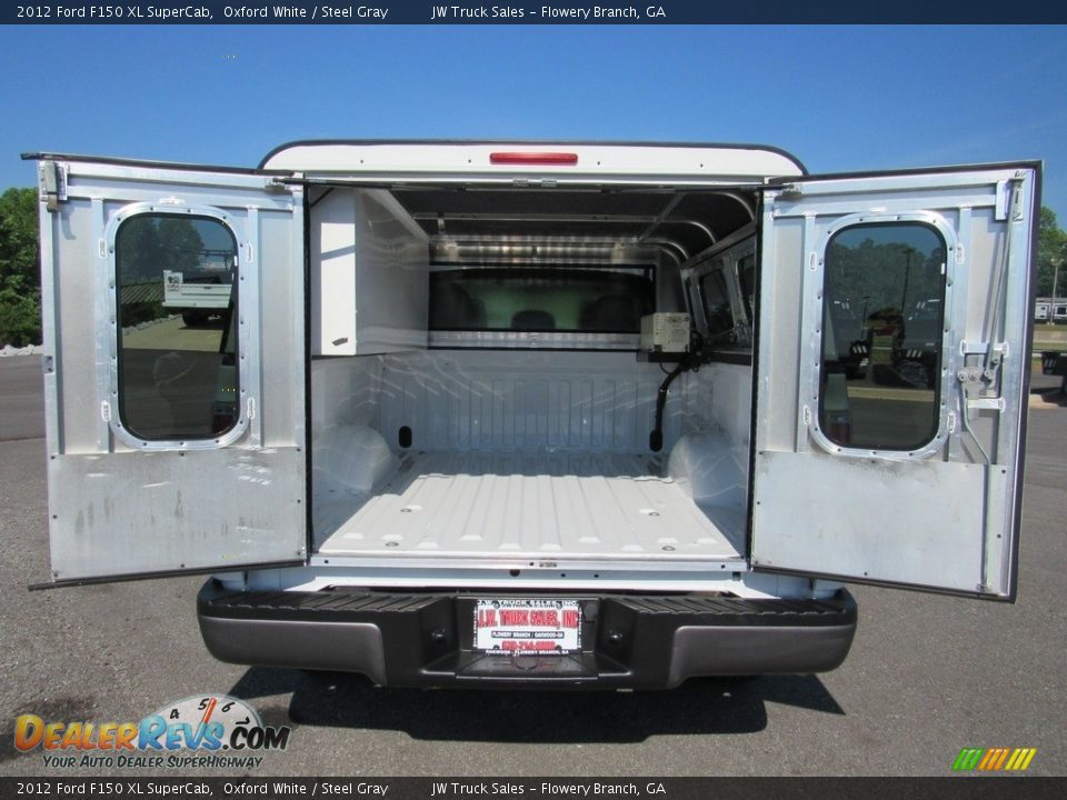 2012 Ford F150 XL SuperCab Oxford White / Steel Gray Photo #13