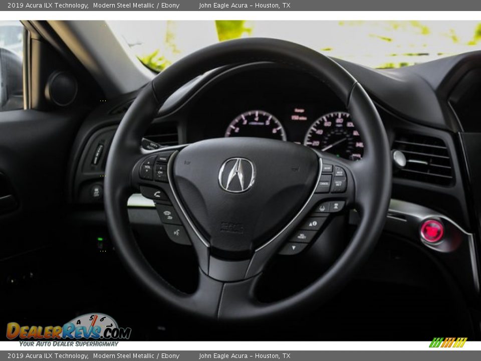 2019 Acura ILX Technology Modern Steel Metallic / Ebony Photo #29