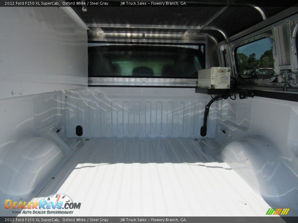 2012 Ford F150 XL SuperCab Oxford White / Steel Gray Photo #15