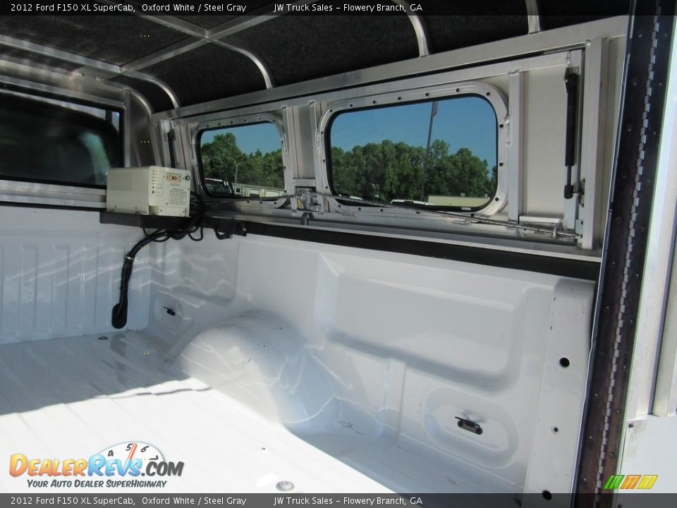 2012 Ford F150 XL SuperCab Oxford White / Steel Gray Photo #16