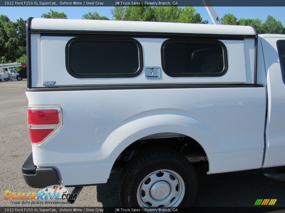 2012 Ford F150 XL SuperCab Oxford White / Steel Gray Photo #17