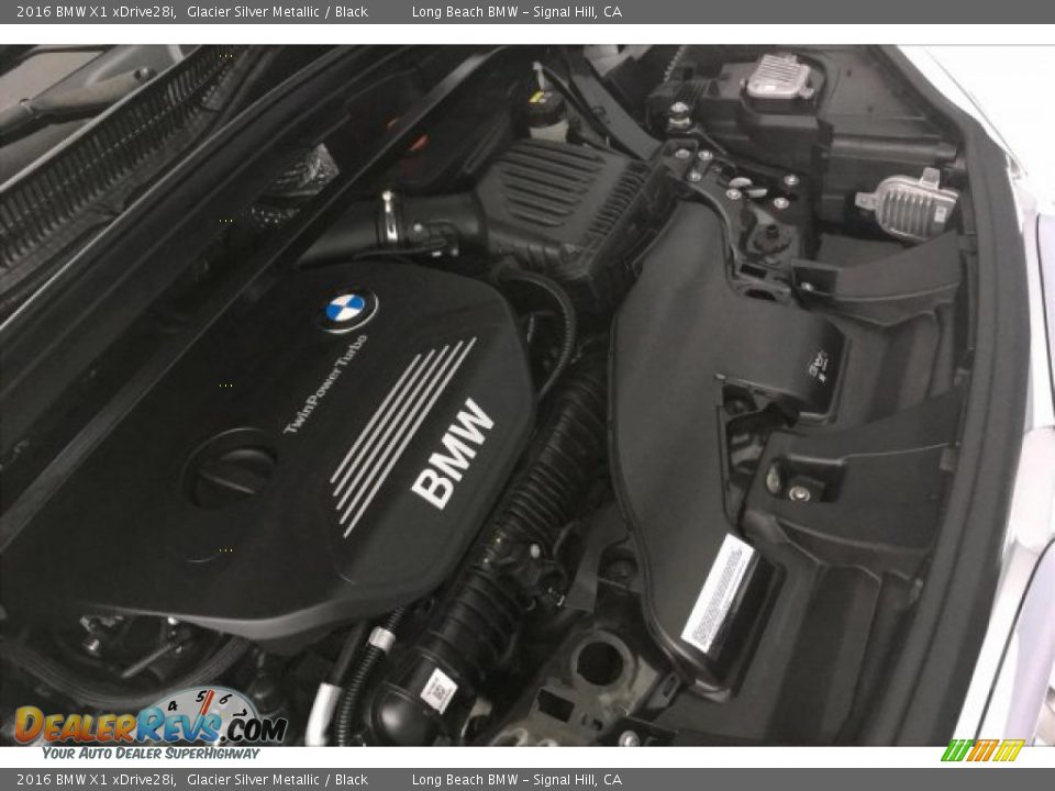 2016 BMW X1 xDrive28i Glacier Silver Metallic / Black Photo #27