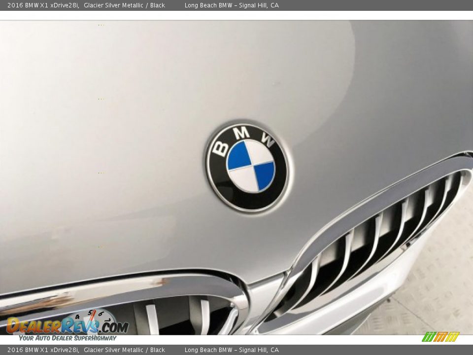 2016 BMW X1 xDrive28i Glacier Silver Metallic / Black Photo #29