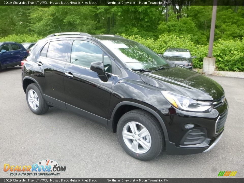 2019 Chevrolet Trax LT AWD Mosaic Black Metallic / Jet Black Photo #7