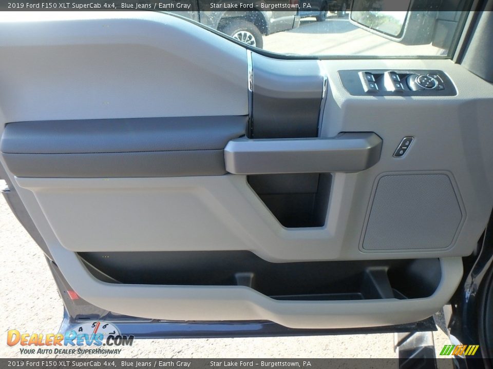 2019 Ford F150 XLT SuperCab 4x4 Blue Jeans / Earth Gray Photo #12