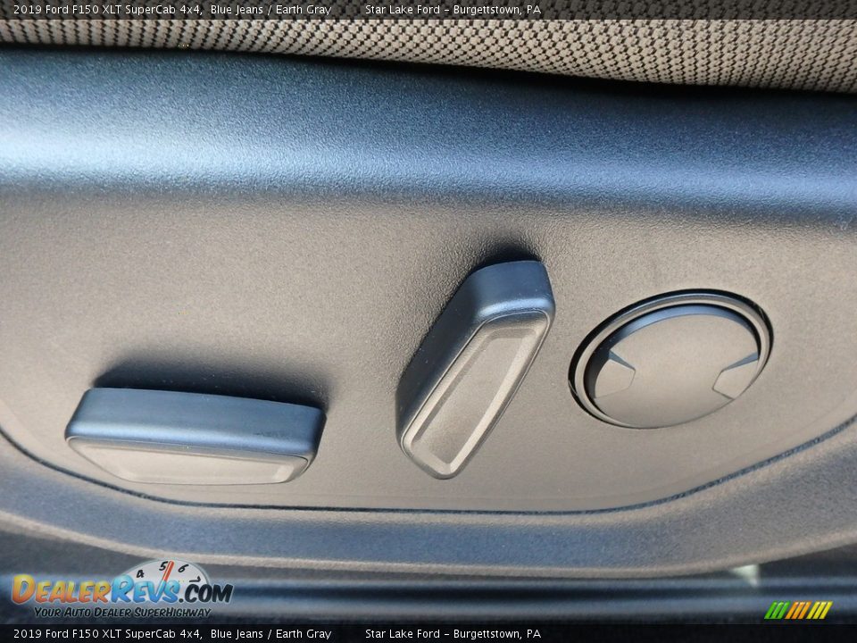2019 Ford F150 XLT SuperCab 4x4 Blue Jeans / Earth Gray Photo #13