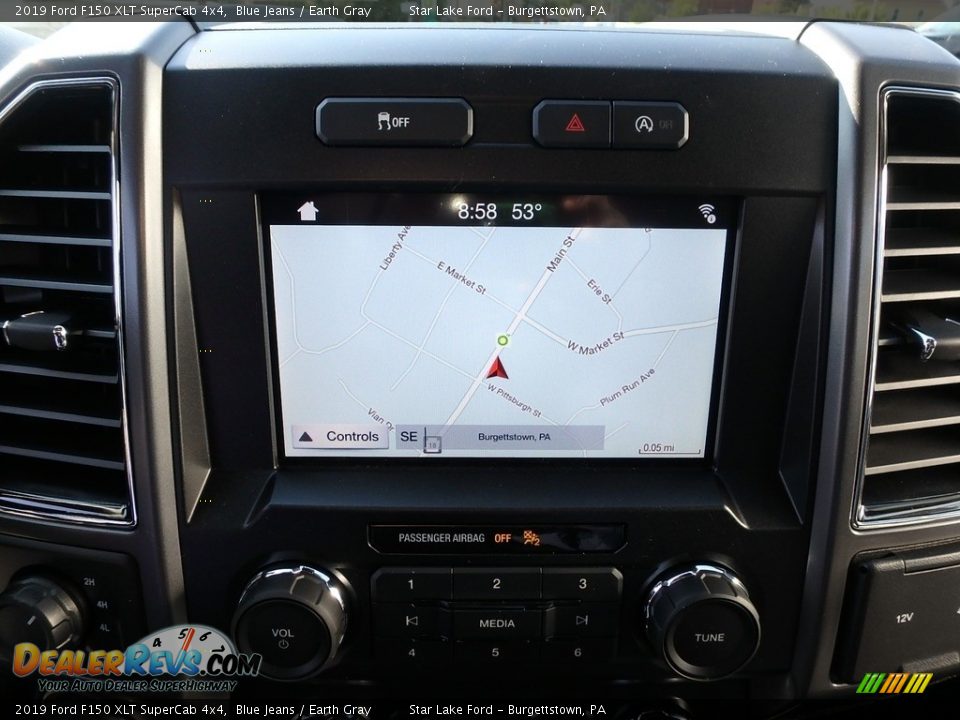 Navigation of 2019 Ford F150 XLT SuperCab 4x4 Photo #18