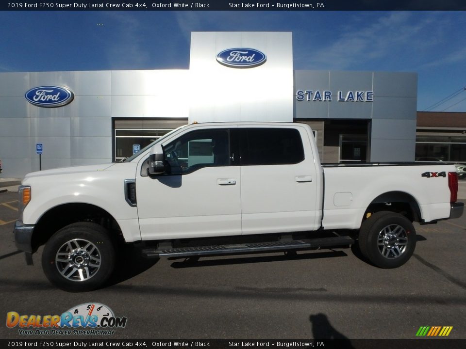 2019 Ford F250 Super Duty Lariat Crew Cab 4x4 Oxford White / Black Photo #1