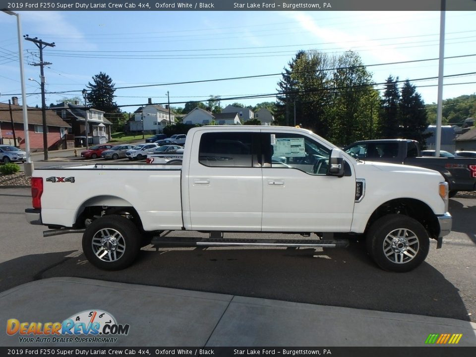 2019 Ford F250 Super Duty Lariat Crew Cab 4x4 Oxford White / Black Photo #4