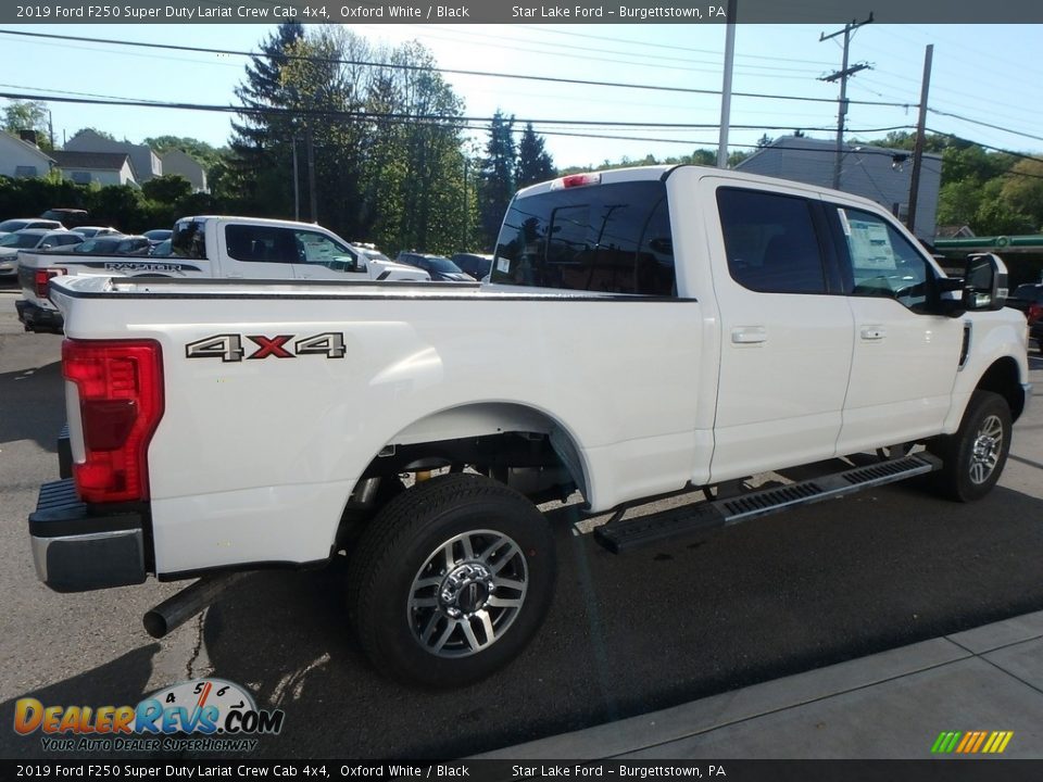 2019 Ford F250 Super Duty Lariat Crew Cab 4x4 Oxford White / Black Photo #5