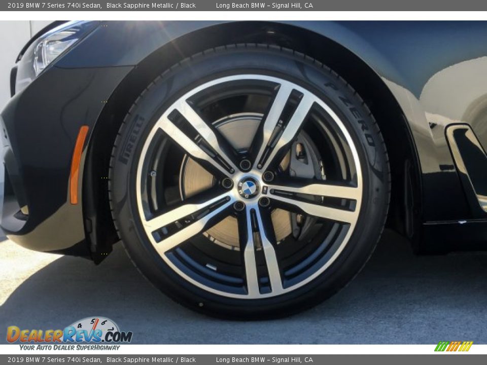 2019 BMW 7 Series 740i Sedan Black Sapphire Metallic / Black Photo #9
