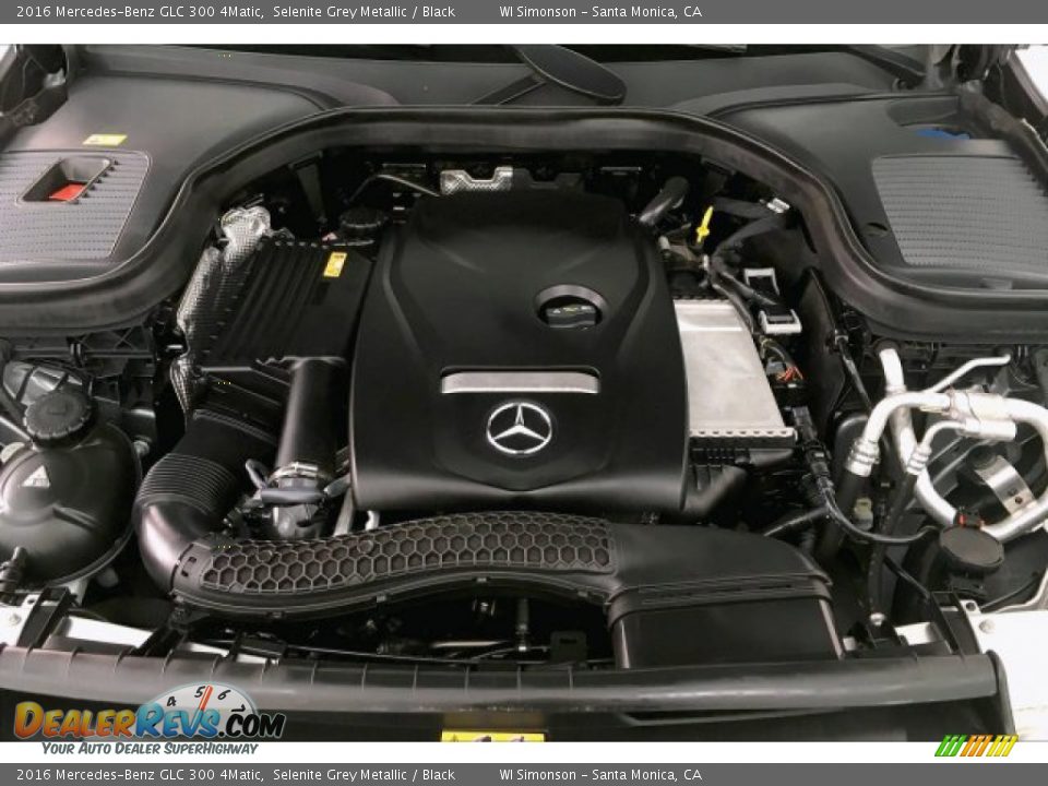 2016 Mercedes-Benz GLC 300 4Matic Selenite Grey Metallic / Black Photo #9
