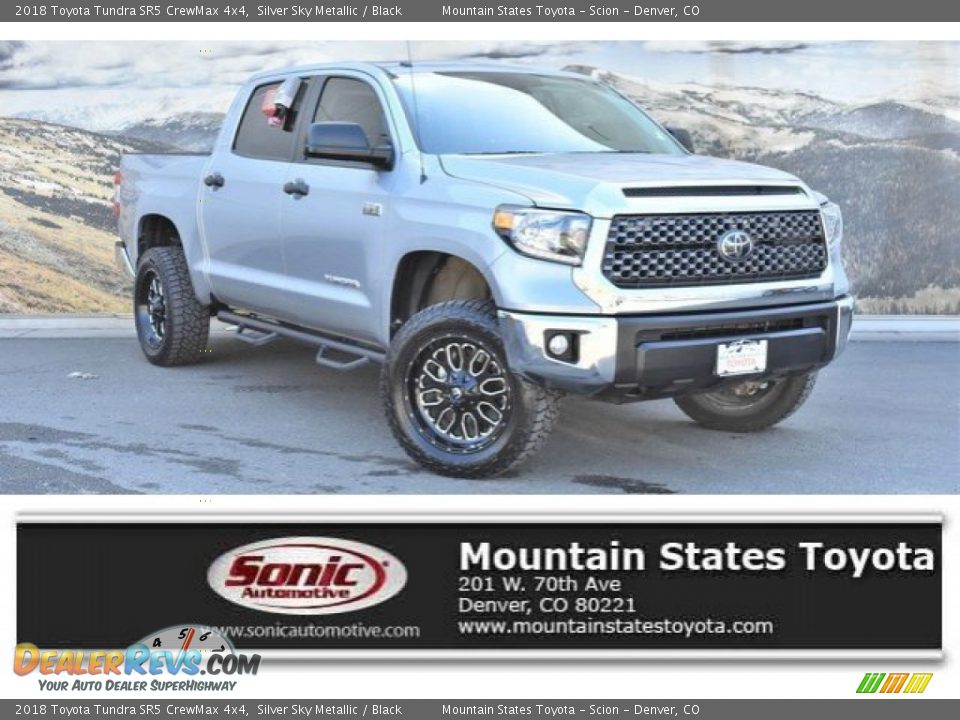 2018 Toyota Tundra SR5 CrewMax 4x4 Silver Sky Metallic / Black Photo #1
