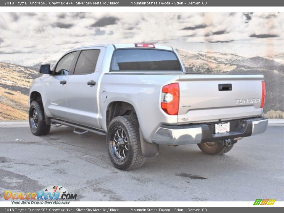 2018 Toyota Tundra SR5 CrewMax 4x4 Silver Sky Metallic / Black Photo #7