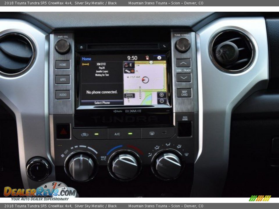 2018 Toyota Tundra SR5 CrewMax 4x4 Silver Sky Metallic / Black Photo #14
