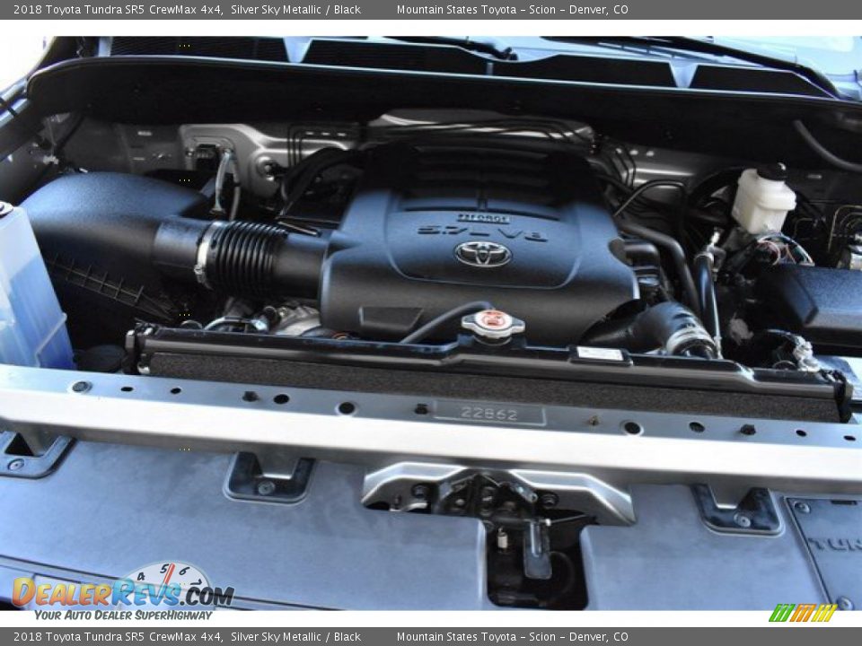 2018 Toyota Tundra SR5 CrewMax 4x4 Silver Sky Metallic / Black Photo #27