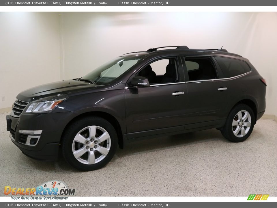 2016 Chevrolet Traverse LT AWD Tungsten Metallic / Ebony Photo #3