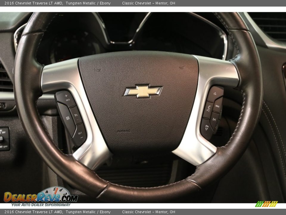 2016 Chevrolet Traverse LT AWD Tungsten Metallic / Ebony Photo #7