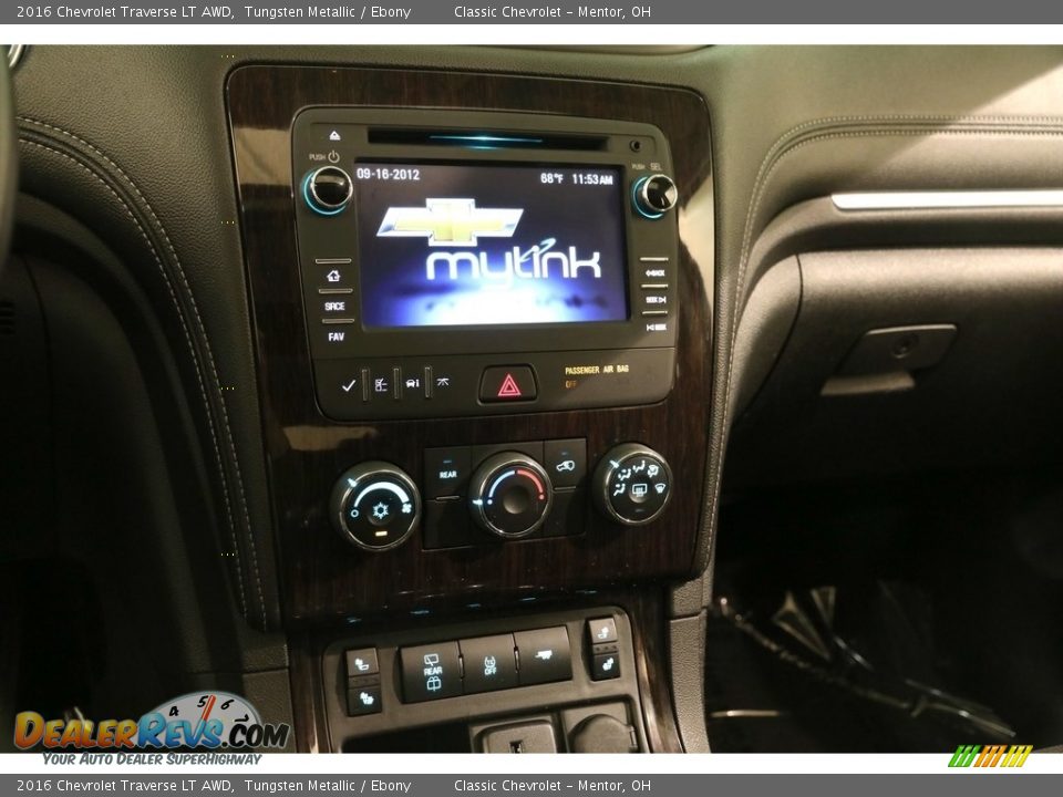 2016 Chevrolet Traverse LT AWD Tungsten Metallic / Ebony Photo #9