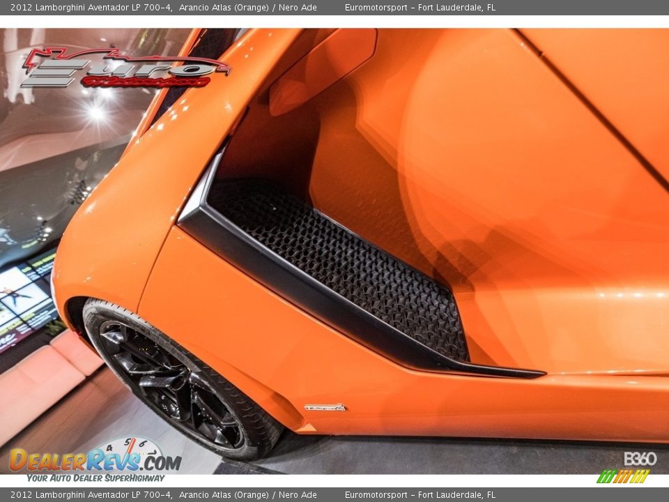 2012 Lamborghini Aventador LP 700-4 Arancio Atlas (Orange) / Nero Ade Photo #13