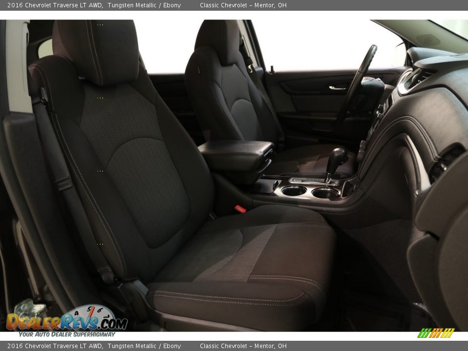 2016 Chevrolet Traverse LT AWD Tungsten Metallic / Ebony Photo #14
